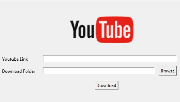 YouTube Video Downloader project screenshot